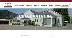 Desktop Screenshot of garrettfuneralhome.com